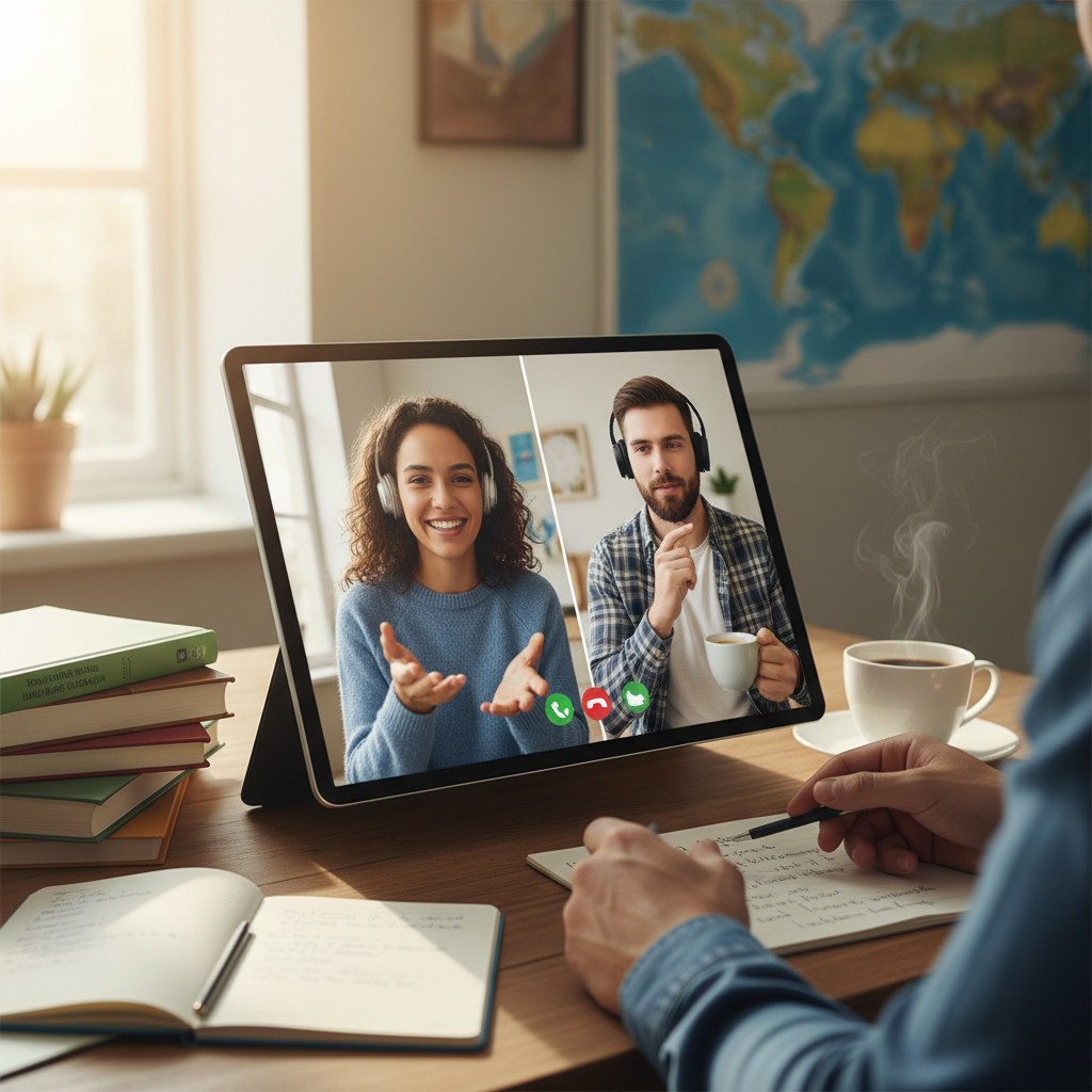 Speak Like a Native: Online Conversation Practice