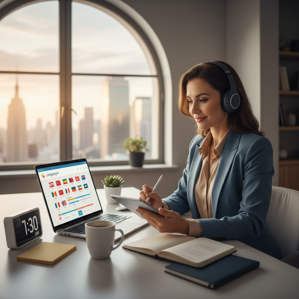 Learning New Languages Online: Tips for Busy Professionals