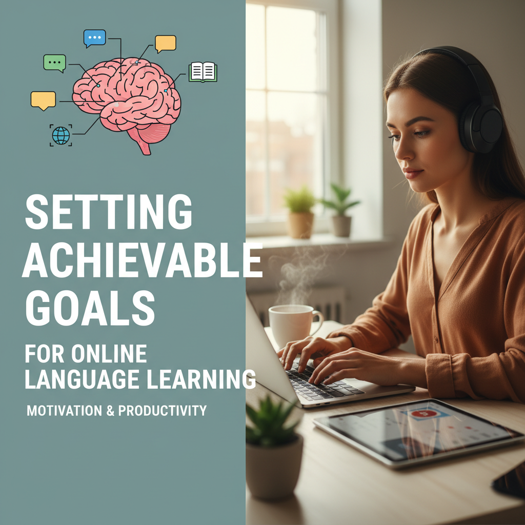 Setting Achievable Goals for Online Language Learning